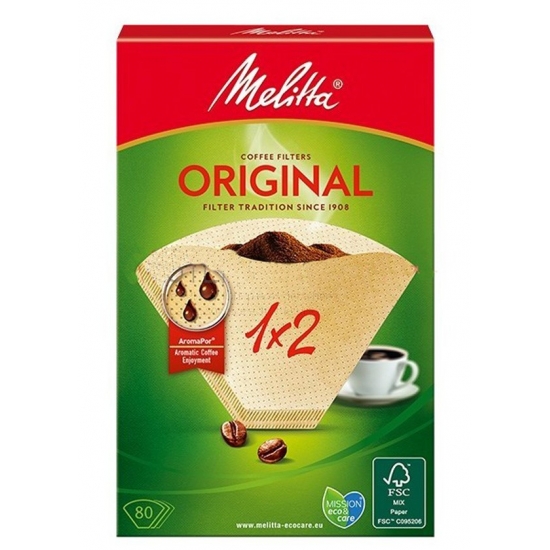 kit de 40 filtres a cafe papier 1x2 cafetiere Melitta 6658212