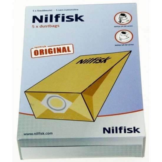 kit de 5 sacs aspirateur GS80/90 nilfisk 82095000