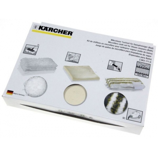 jeu de lingettes STEAM+CLEAN BATH aspirateur Karcher 28631710