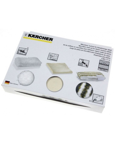 jeu de lingettes STEAM+CLEAN BATH aspirateur Karcher 28631710