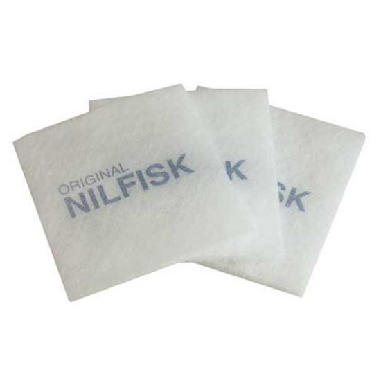 kit de 3 prefiltres aspirateur nilfisk 1470157500