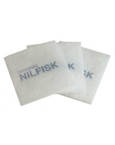 kit de 3 prefiltres aspirateur nilfisk 1470157500