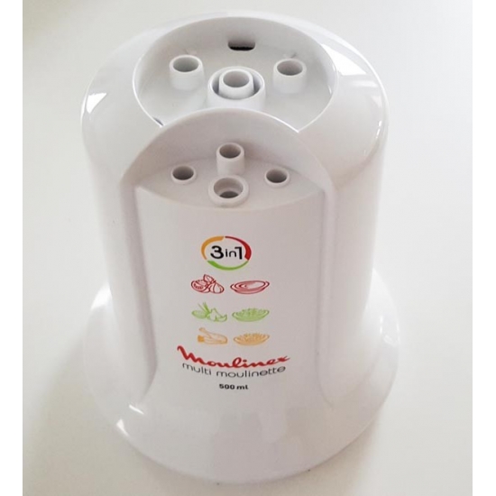 demi boitier superieur blanc hachoir multimoulinette AT71 MOULINEX SS-1530000191