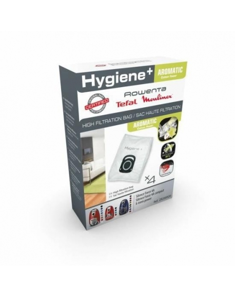 lot 4 sacs hygiene+ aromatic fleur de cotton ROWENTA ZR200920