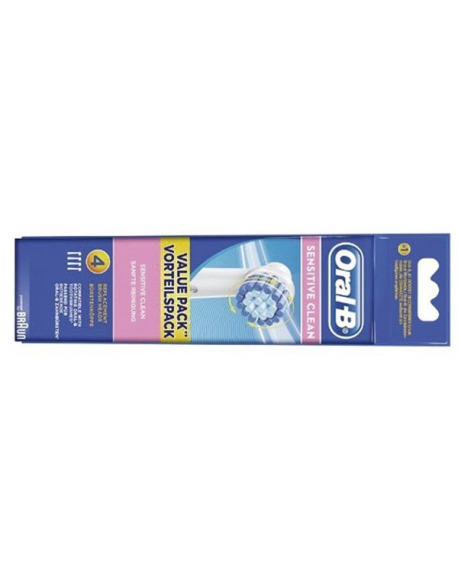 kit de 4 brossettes Sensitive EBS17-4 Oral-B braun 64711708