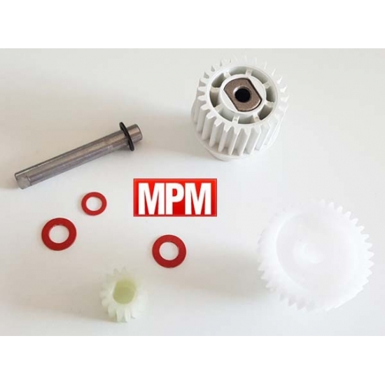 SS-1530000188 - kit de 3 pignons + 3 rondelles + axe hachoir multimoulinette AT71 MOULINEX