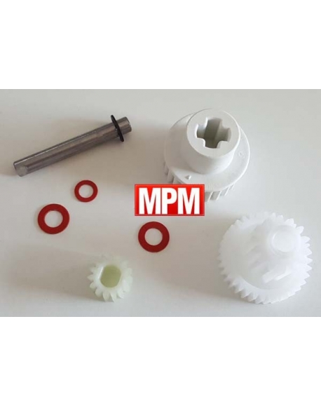 SS-1530000188 - kit de 3 pignons + 3 rondelles + axe hachoir multimoulinette AT71 MOULINEX