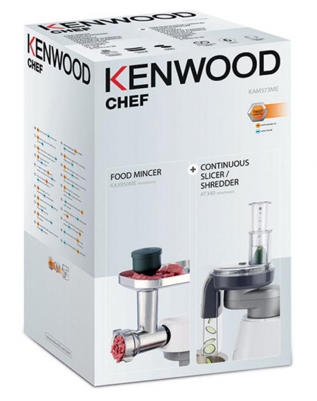 KAM573ME - kit 2 accessoires KAX950ME+AT340 robot chef kenwood