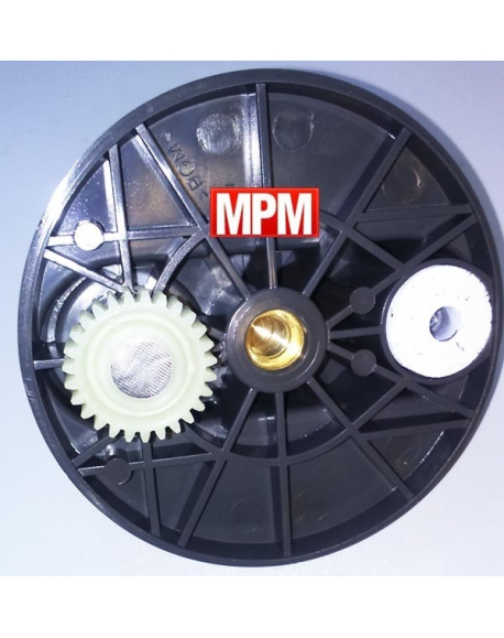 MS-650167 - flasque + axe + pignon reducteur robot masterchef gourmet QA50 moulinex