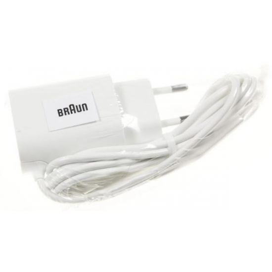 81577243 - alimentation secteur blanc 5214 epilateur braun