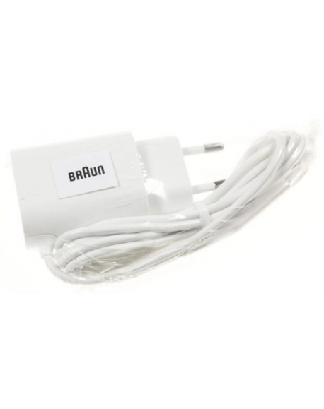 81577243 - alimentation secteur blanc 5214 epilateur braun