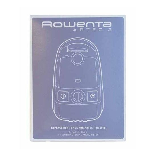 ZR001501 - Sac aspirateur x6 avec filtre aspirateur Artec 2 Rowenta