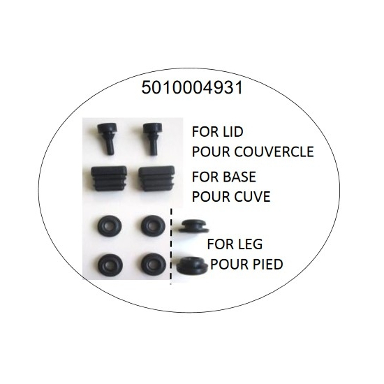 5010004931 - KIT PATINS BOUCHONS RONDELLES