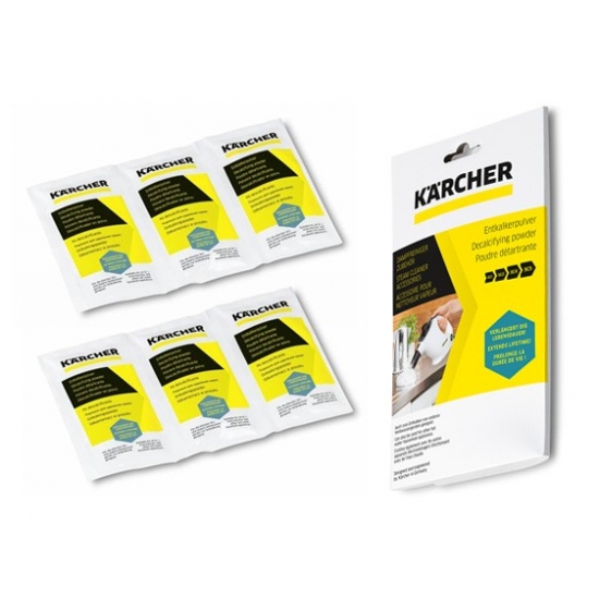 62959870 - DÉTARTRANT POUDRE (6X17 GR) NETTOYEUR VAPEUR KARCHER