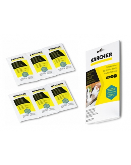 62959870 - DÉTARTRANT POUDRE (6X17 GR) NETTOYEUR VAPEUR KARCHER