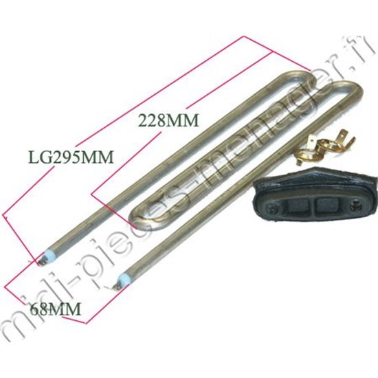 thermoplongeur lave linge 2650w adaptable miele 3051034