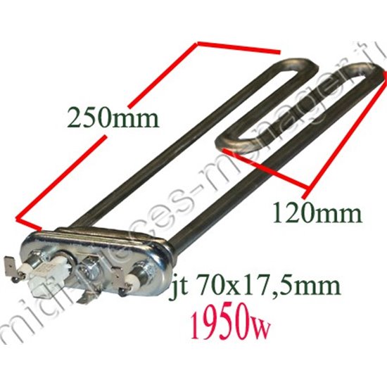 thermoplongeur lave linge 1950w brandt 52X1523