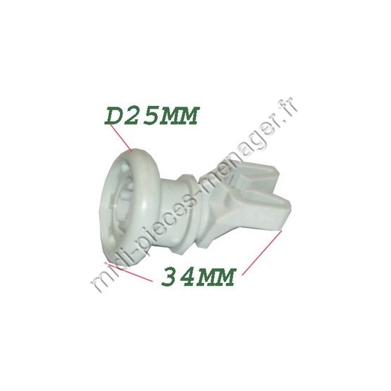 roulette panier superieur lave vaisselle beko 1885800200