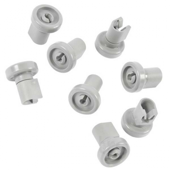 kit de 8 roulettes panier superieur lave vaiselle arthur martin electrolux 50269970005