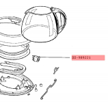 interrupteur cafetiere brunch rowenta SS-989221