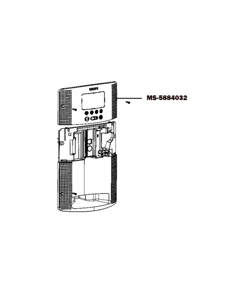 MS-5884032 - CARTE ELECTRONIQUE DE COMMANDE CAFETIERE EXPRESSO ESPRESSERIA AUTOMATIC KRUPS