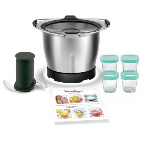 XF387E10 - Mini cuve + 4 pots bébé + livret recettes pour companion