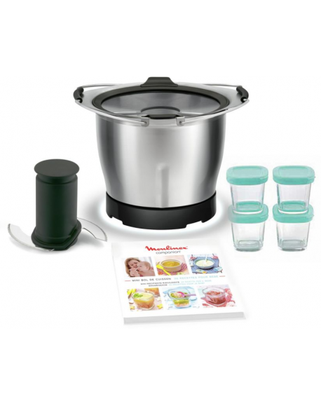 XF387E10 - Mini cuve + 4 pots bébé + livret recettes pour companion