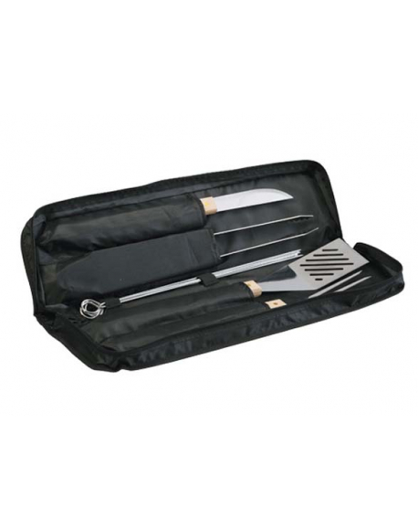 Set d´ustensiles 5 pièces + sacoche barbecue CAMPINGAZ 205829