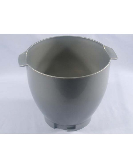 PLASTIC BOWL - MAJOR - SILVER