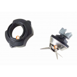 RS-2230001001 - Roue gauche + moteur aspirateur robot RR7