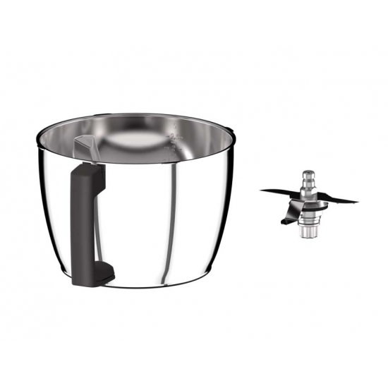 17532 - Bol inox + couteau robot multifonction cook expert