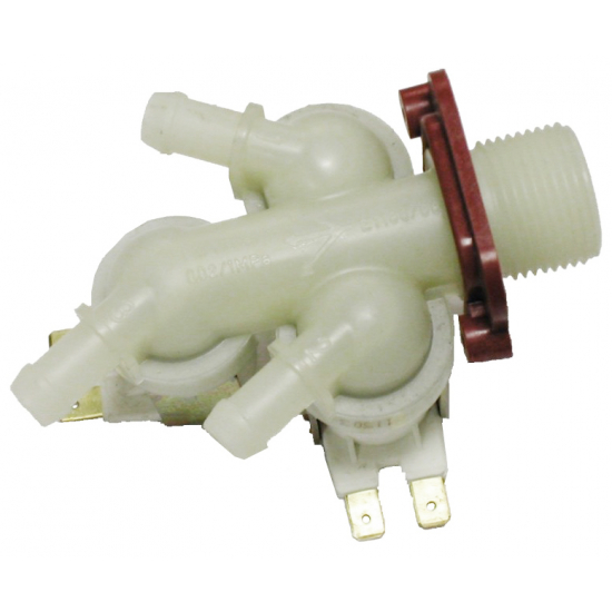 Electrovanne triple droite pour lave-linge