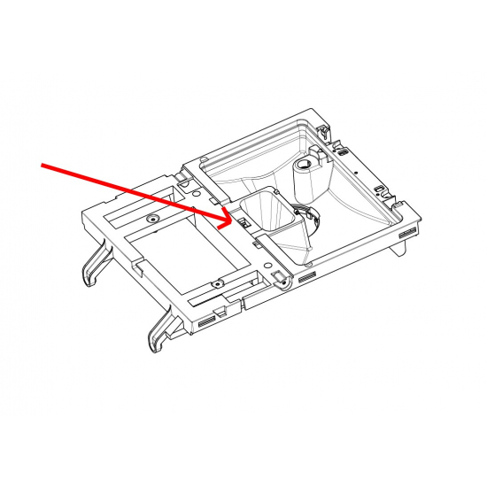 COUVERCLE SUPÉRIEUR ROBOT CAFE DELONGHI - 5313233411