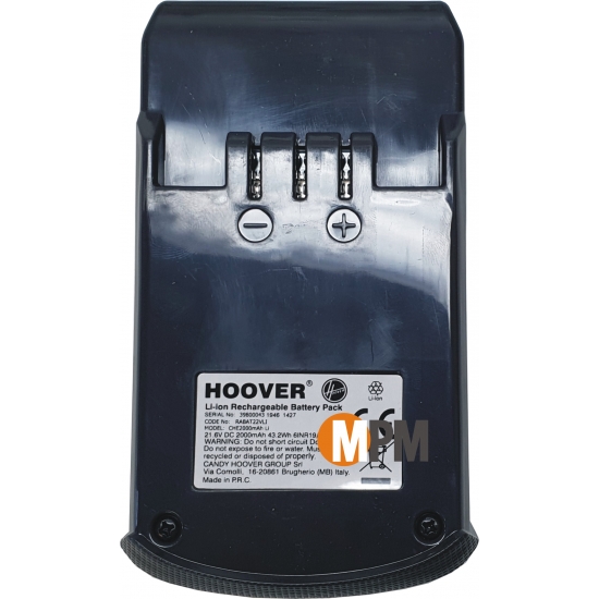 39800043 - Batteries 22V LI aspirateur Rhapsody Hoover