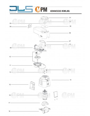 VUE ECLATEE KENWOOD KWL90.124SI