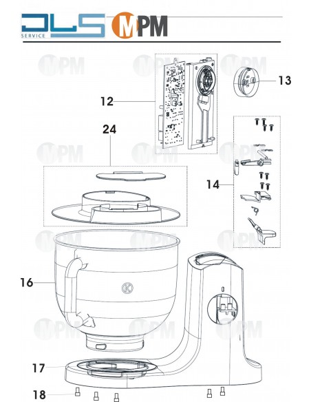VUE ECLATEE KENWOOD KMX750RD