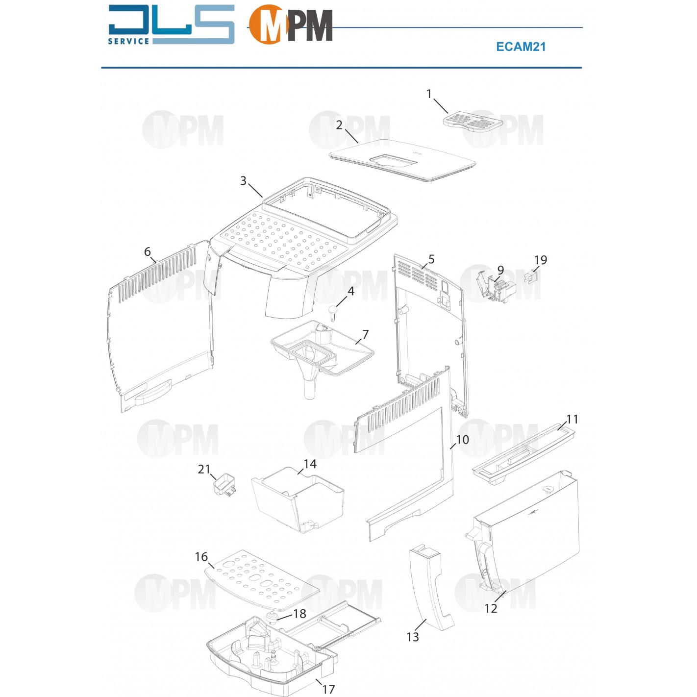 MAGNIFICA S ECAM21.112.S SILVER