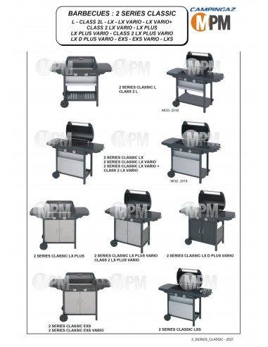 VUE ECLATEE CAMPINGAZ 2 SERIES CLASSIC LXS