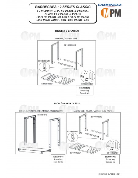 VUE ECLATEE CAMPINGAZ 2 SERIES CLASSIC LXS