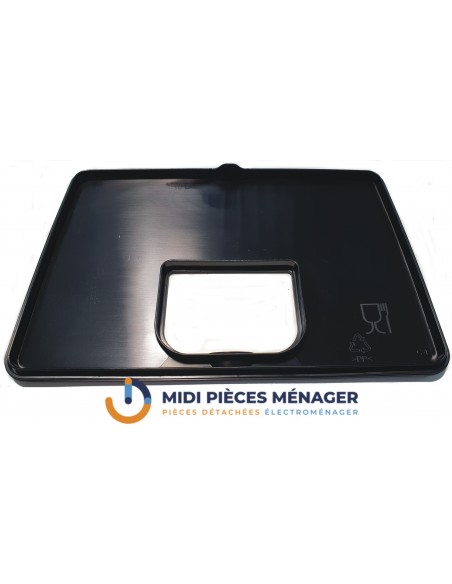 COUVERCLE A GRAINS NOIR OPAQUE POUR CAFETIERE DELONGHI AS00008245