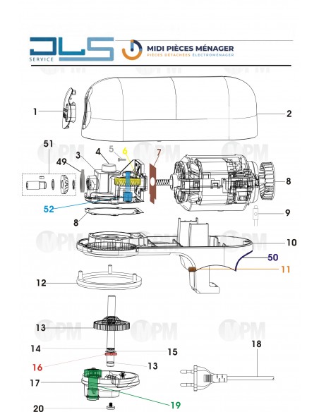 VUE ECLATEE KENWOOD KMX50GY
