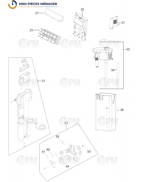 VUE ECLATEE DELONGHI ECAM22.360.B S11