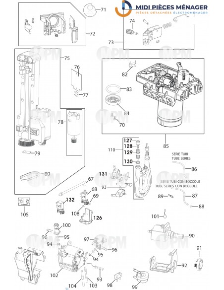 VUE ECLATEE DELONGHI ECAM23.450.S EX:3