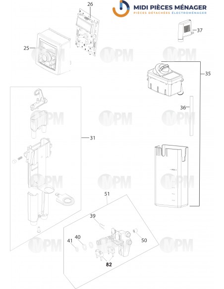 VUE ECLATEE DELONGHI ECAM23.463.B S11