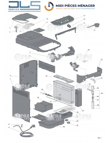 VUE ECLATEE DELONGHI FEB2921.B S11