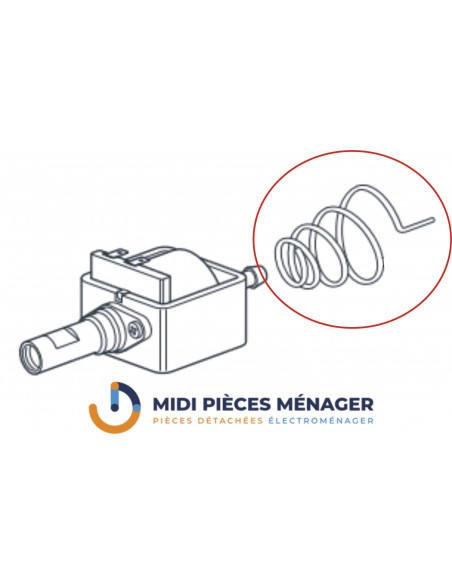 Ressort de pompe pour cafetière DELONGHI 6113210141