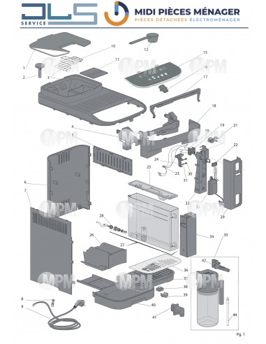 VUE ECLATEE DELONGHI FEB2961.B S11