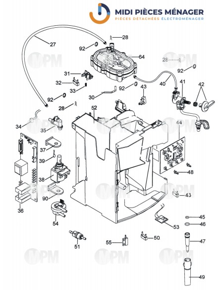 VUE ECLATEE DELONGHI ESAM3000.B