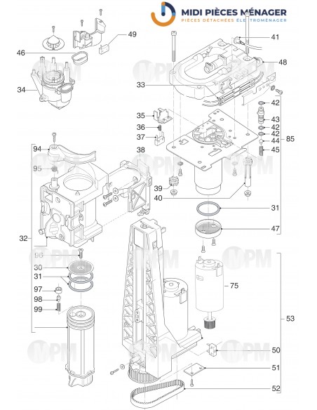 VUE ECLATEE DELONGHI ESAM03.110.S EX:1