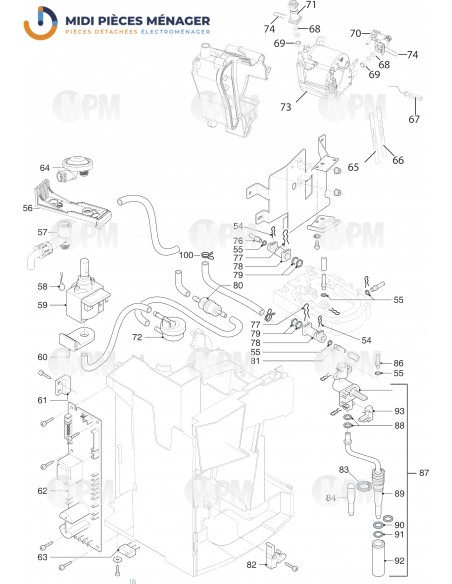 VUE ECLATEE DELONGHI ESAM03.120.S EX:1 S11